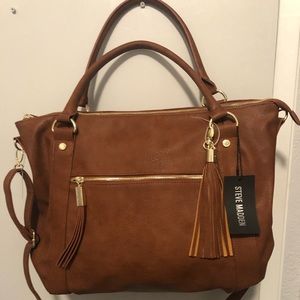 Steven madden B Marlow Cognac Satchel